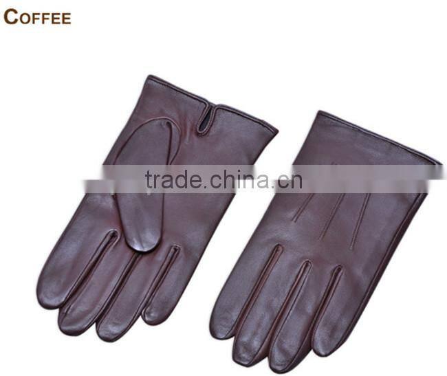 best selling men leather gloves good quality OEM