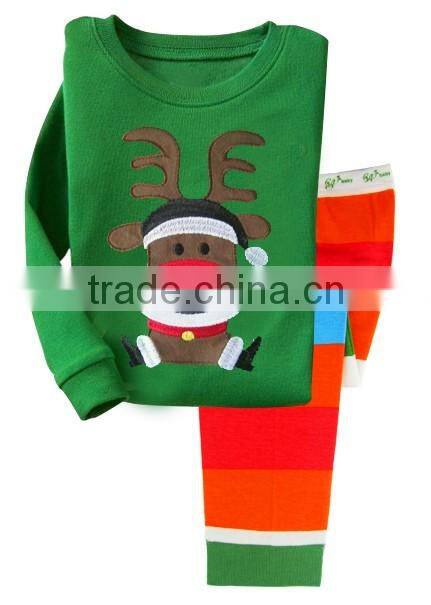 100% cotton Chrismas pajamas,baby Kids Child pyjamas Pijama / Kids Pajamas / Kids Sleepwear