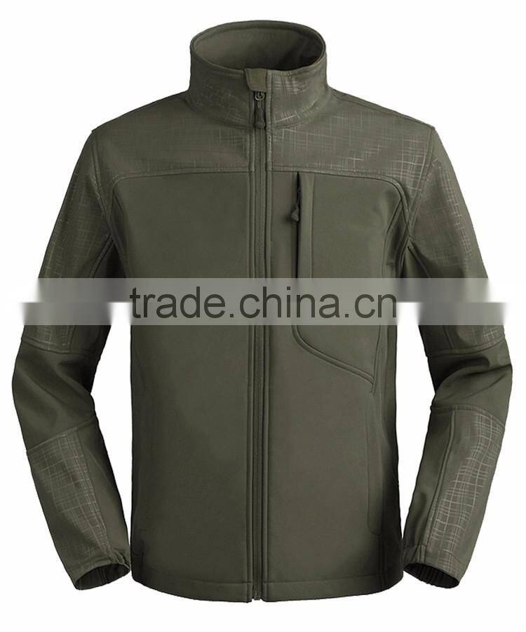 New designs spring softshell jacket men outdoor wear with waterproof and breathable