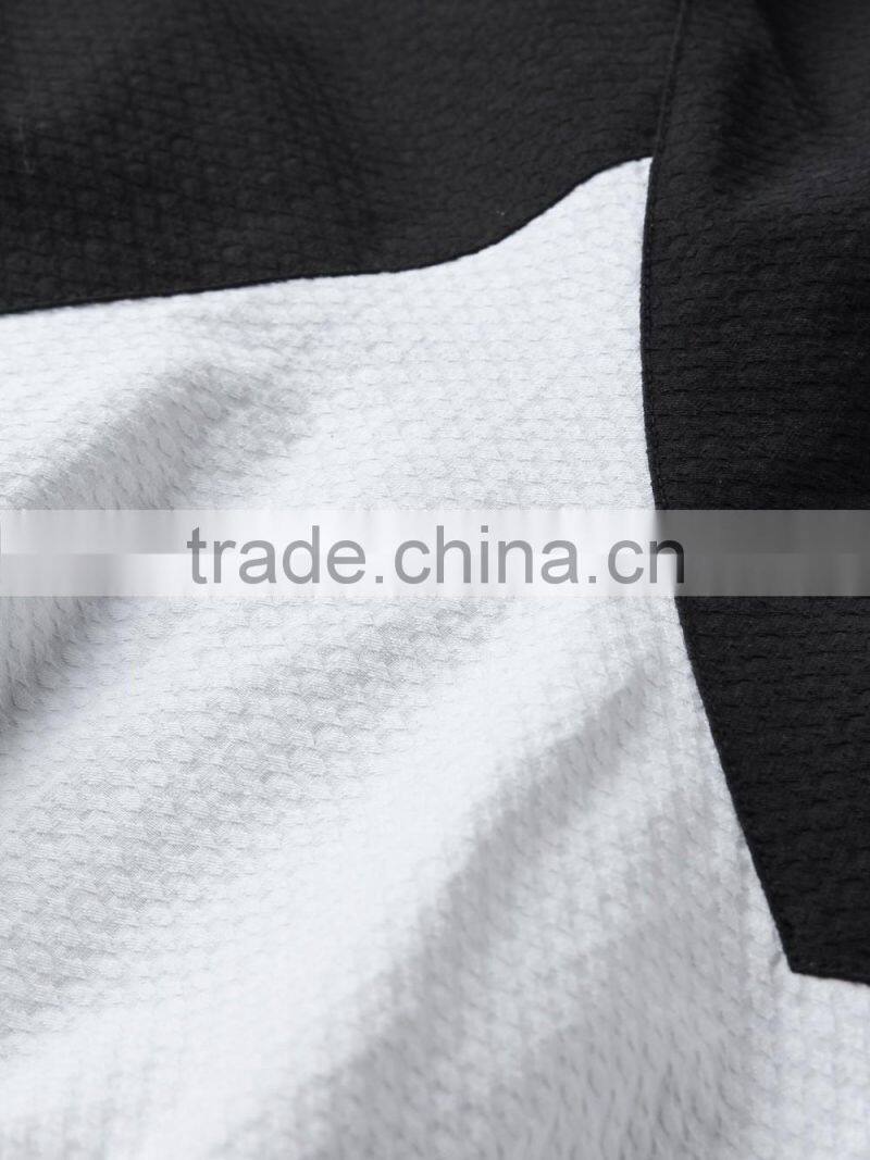 Ladies contrast color combined career formal dress