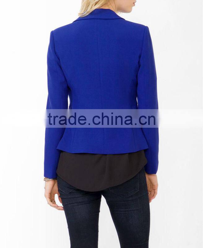 Slanted Flap Pocket Blazer