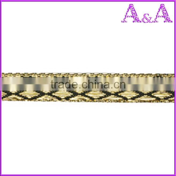 New coming excellent quality fancy christmas wired ribbon with different size