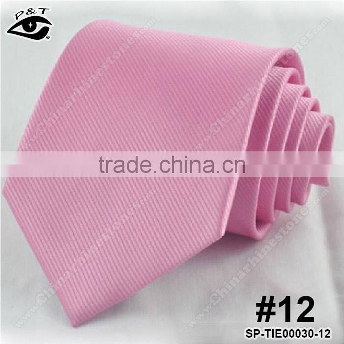 Striped Pure color Suit Tie Business Tie Wedding Tie For men