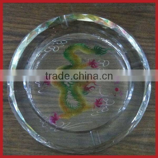 K9 High Quality Square Cut Crystal Ashtray,Engraved Crystal Ashtray For Father's Gift