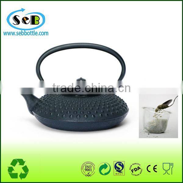 Cast Iron Teapot with Black Coating