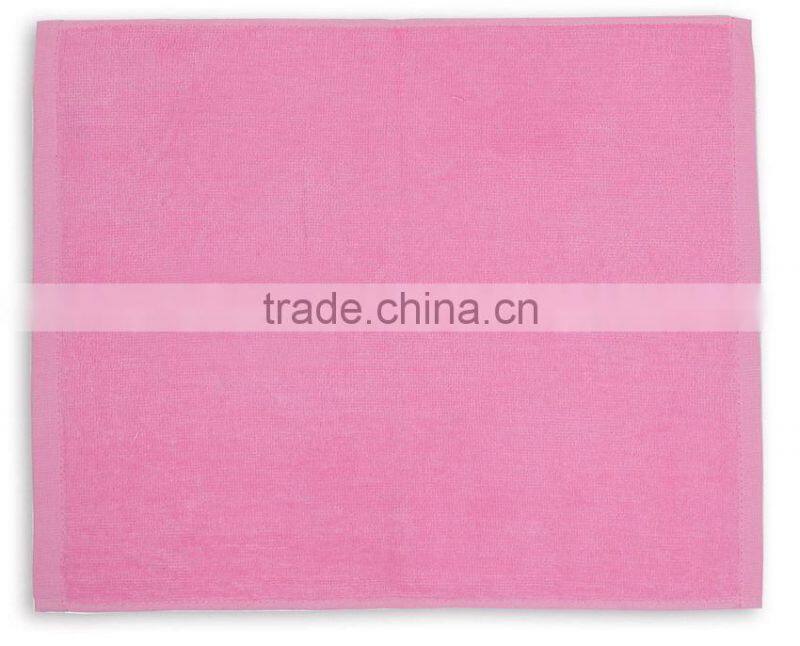 solid color terry cotton hand towel