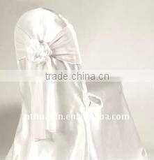 Satin universal chair cover wedding self tie chair cover bag chair cover