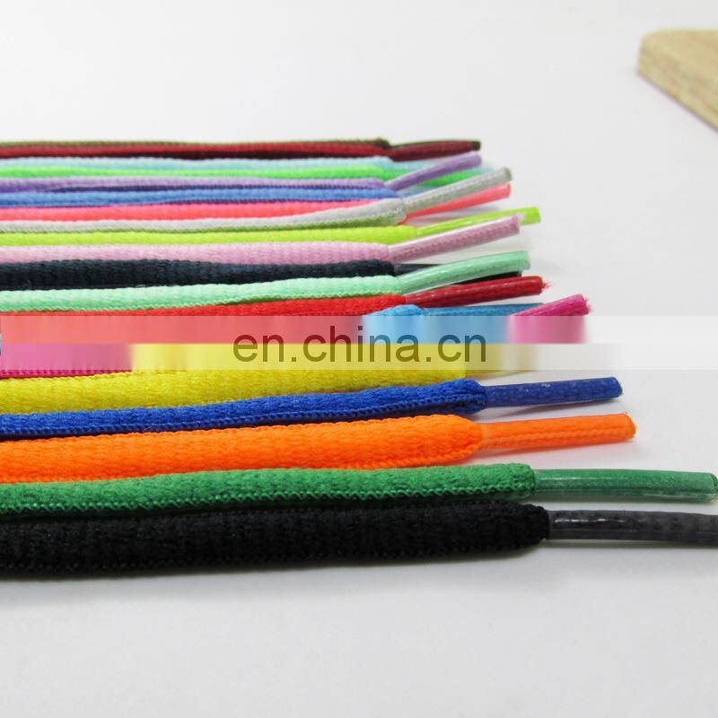 Strong fashinable 5mm polyester round shoelace