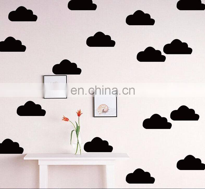 Ins Style Cloud Shape Vinyl Wall Sticker Children Room Home Decoration Mural Roon Decal