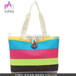 PU Decoration China Made Fashion Bear Dots Cotton Bag