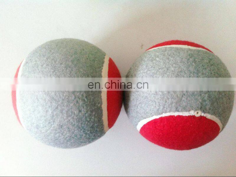 Red and gray 5" tennis ball Tennis ball large