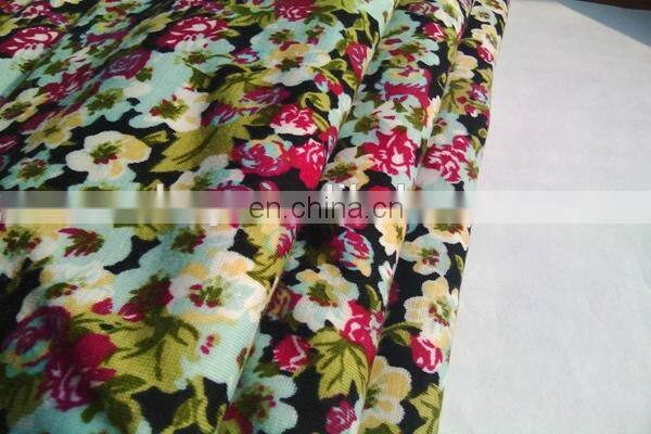 Winfar Textile Cute Pattern Small Flower Printed Viscose Rayon Challie Kid's Garments Fabric