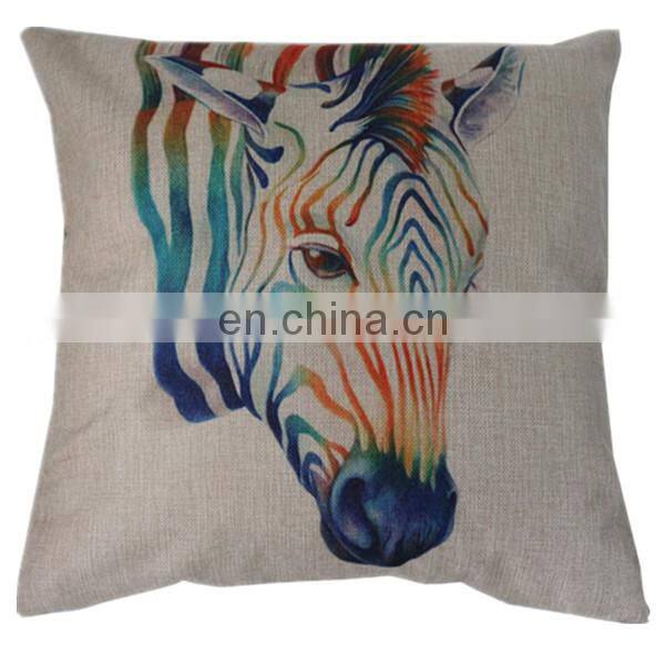 Custom cheap sofa car seat linen cushion cover50x50 fashion decorative pillow cover