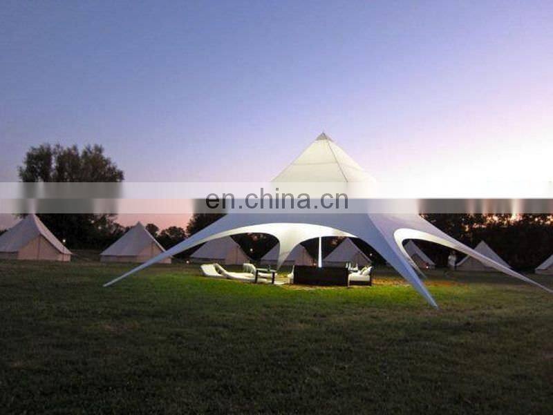 Outdoor White Star Shaped Tent Star Marquess Waterproof Star Tent