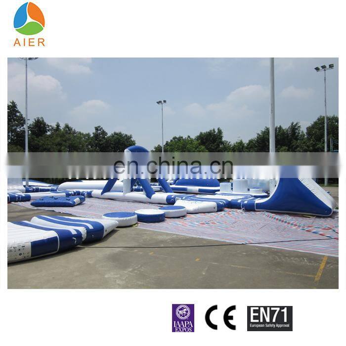 Used Water Park Equipment , Inflatable Water park for sale , Floating Inflatable Water park Games