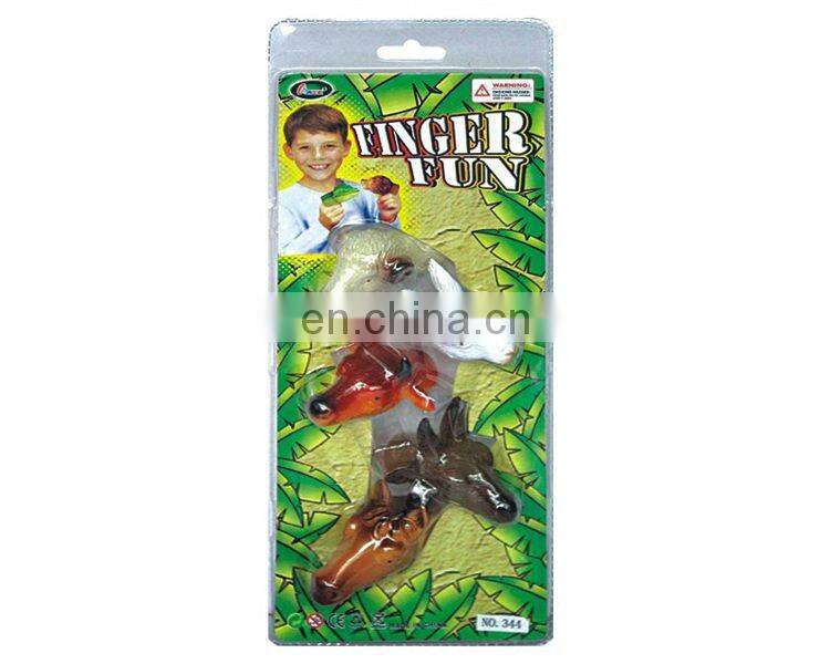 Ready Salable Bubber Wild animal finger Puttet HC77181