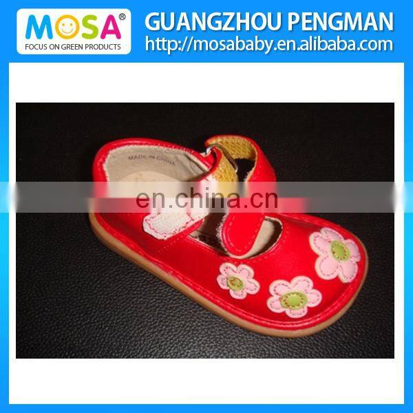 Handmade High Quality Girl Leather Dress breathable Shoe