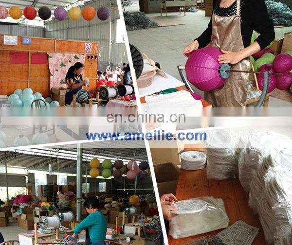 A18PL Christmas decoration round paper lantern