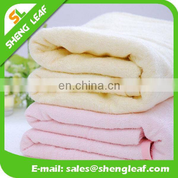 Pink Bamboo Fiber soft bath towels