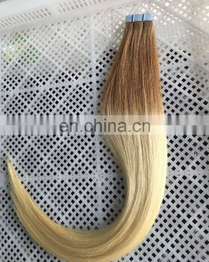 wholesale curly tape hair extensions, blue virgin hair,Virgin Brazilian Tape Hair Extension