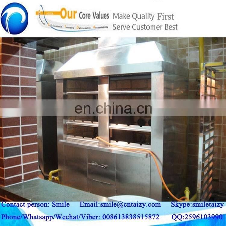 rotating electric automatic brazilian satay chicken grill machine