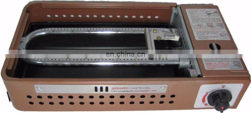 Barbecue grill stove (Infrared, skewer support, plastic case option) / Portable butane gas BBQ stove