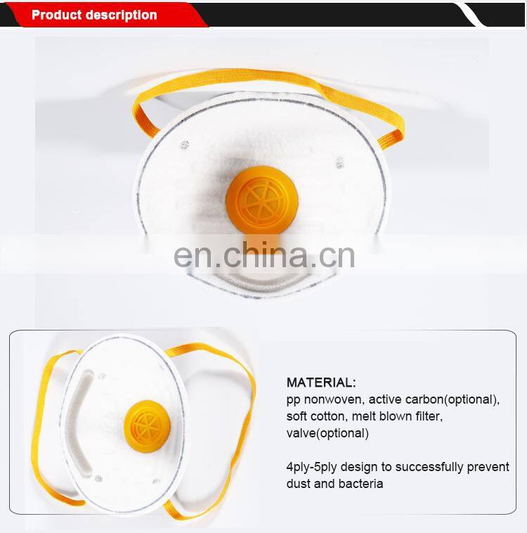 4ply-5ply Non-woven dust antibacterial sealed valve respirator