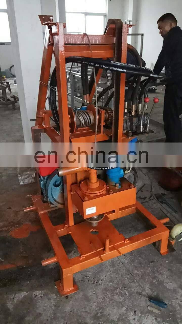 ZX-280 Small portable hydraulic Diesel engine water well drilling rig machine for sales