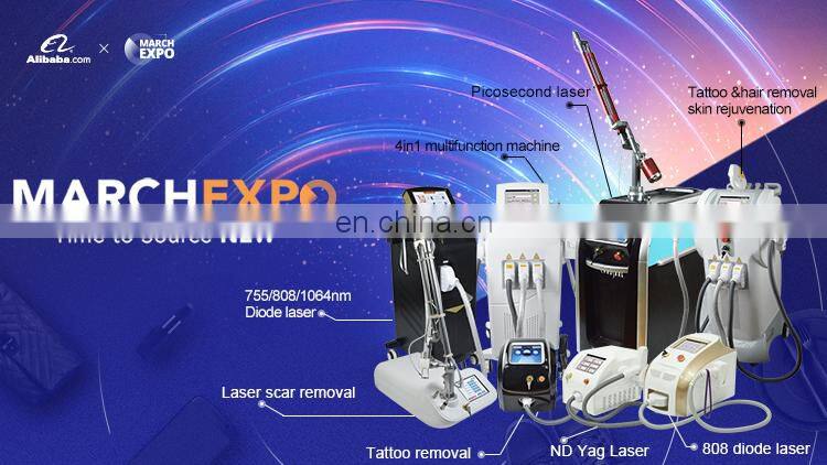 multifunctional q switched nd yag laser tattoo removal machine for beauty salon equipment