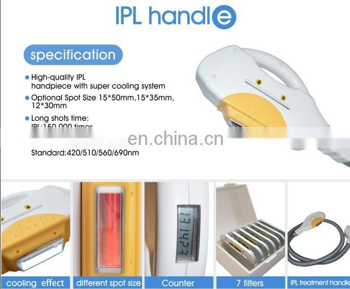 Good quality portable lumenis ipl adena ipl machine with big power