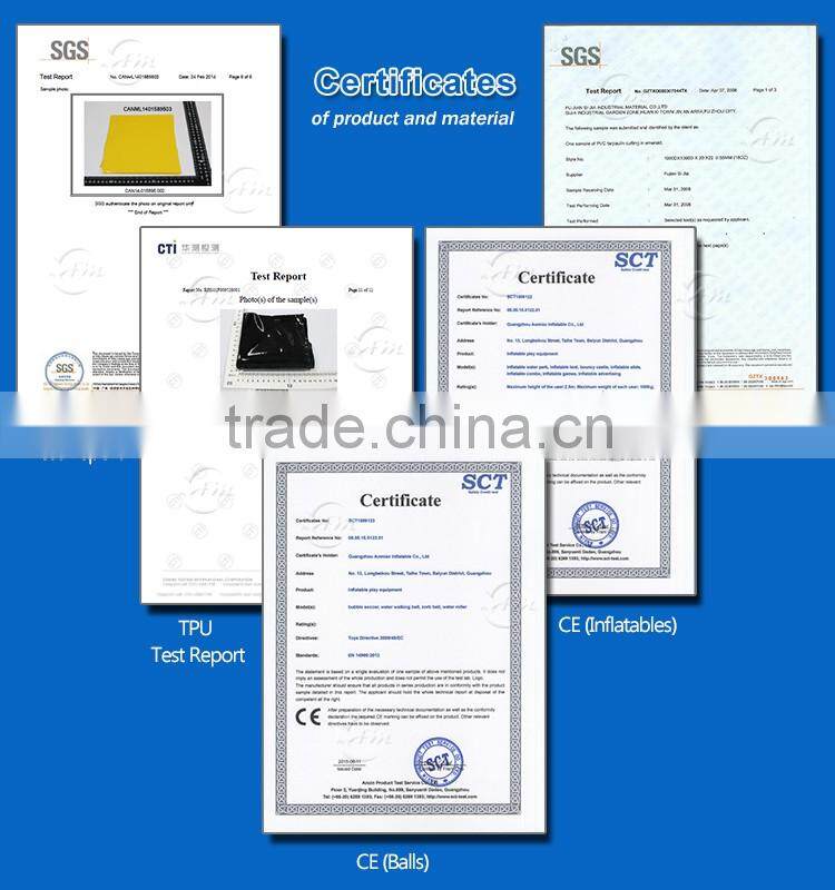 One part of the inflatable aqua park PVC good quality inflatable blob jump for sale