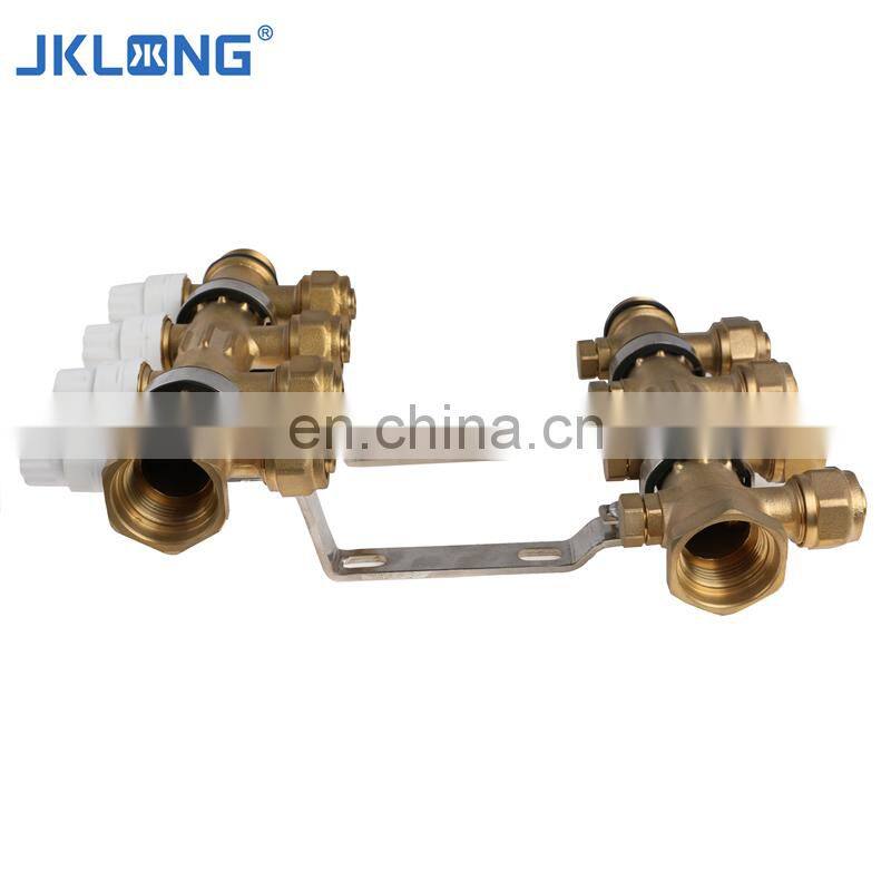 China Manufacturer Brass Water Manifold Central Control Heating HVAC