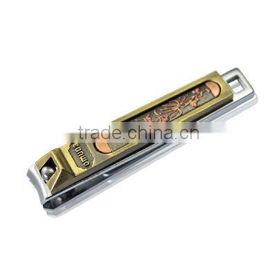 JINDA top quality engraved nail clipper with sharp lade