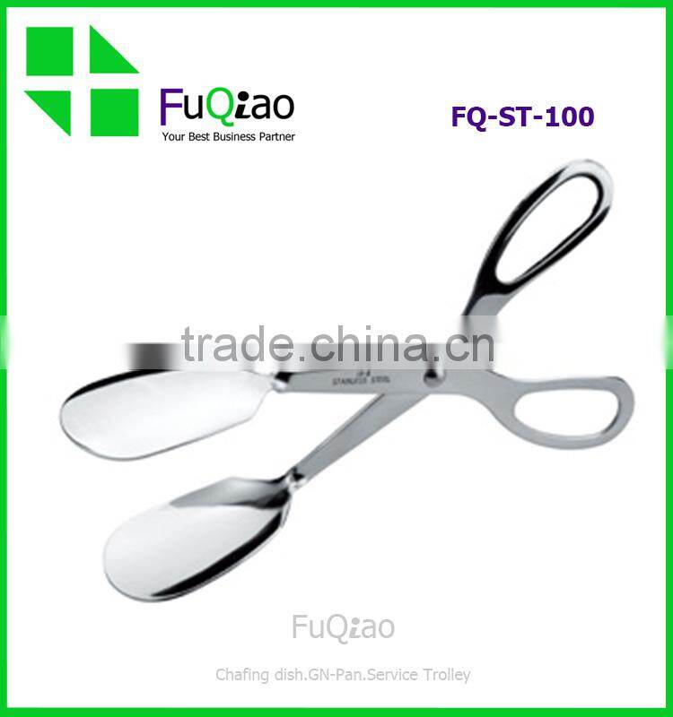 Cooking Tools Stainless steel metal BBQ Salad Food Tong