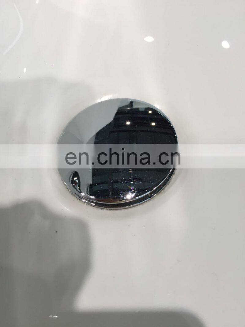 Brass Small Plug of Bathtub Push Drainer Bathtub Waste for Sanitary Drain