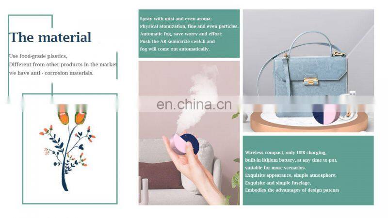 Mini Portable Slide Ultra Fine Mist Sprayer Perfume Automatic Atomizer Fogging Machine Fragrance Sprayer