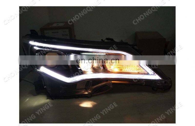 China Wholesale Strip DRL Led Bi-Xenon Headlight Assembly for Toyota RAV4