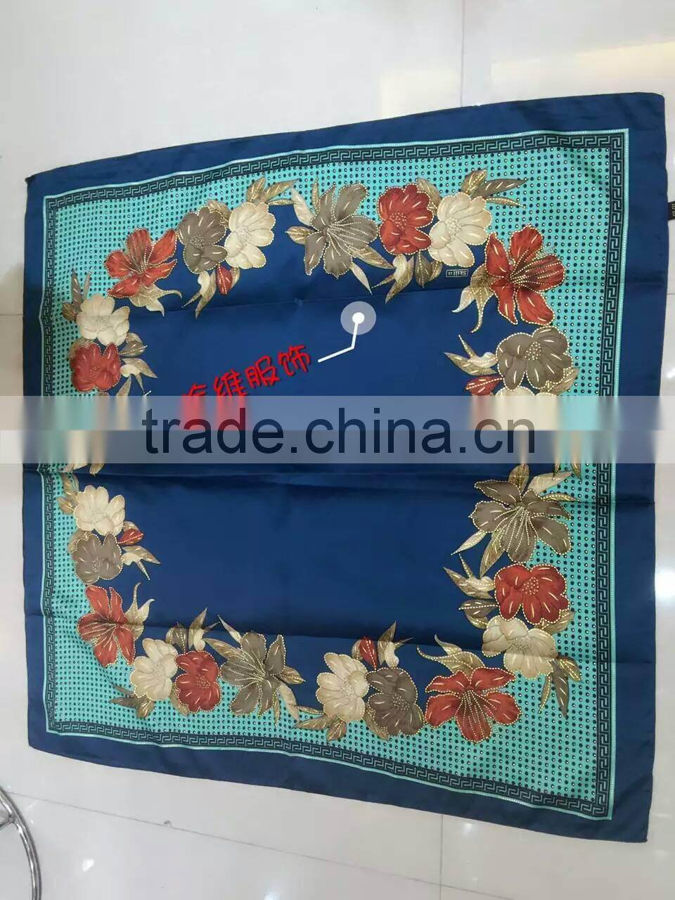 NEW 110*110CM Turkey silk muslim square scarf