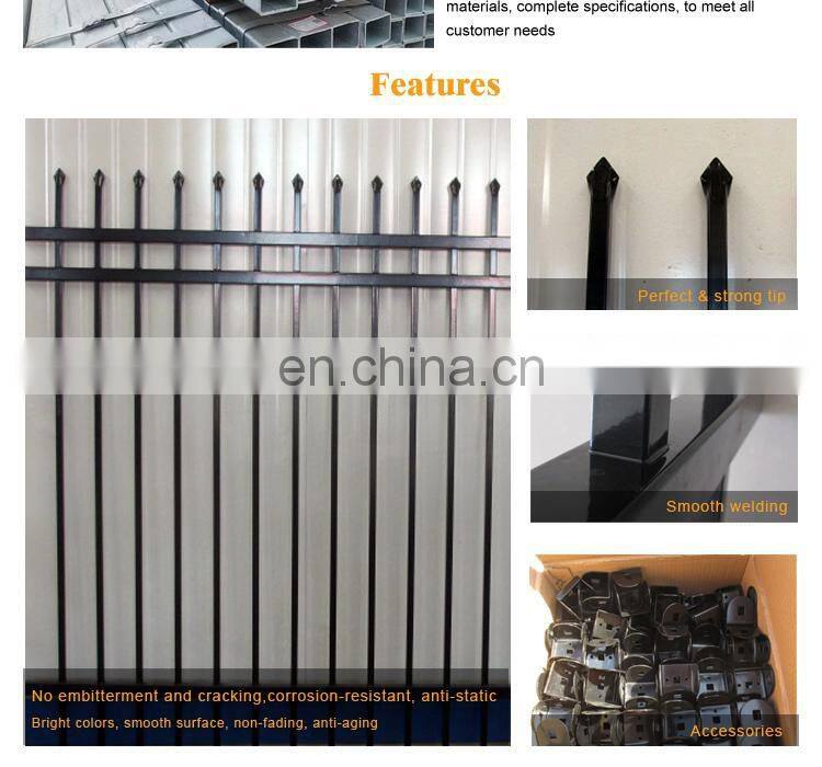 China factory direct supply fence used wrought iron fencing for sale