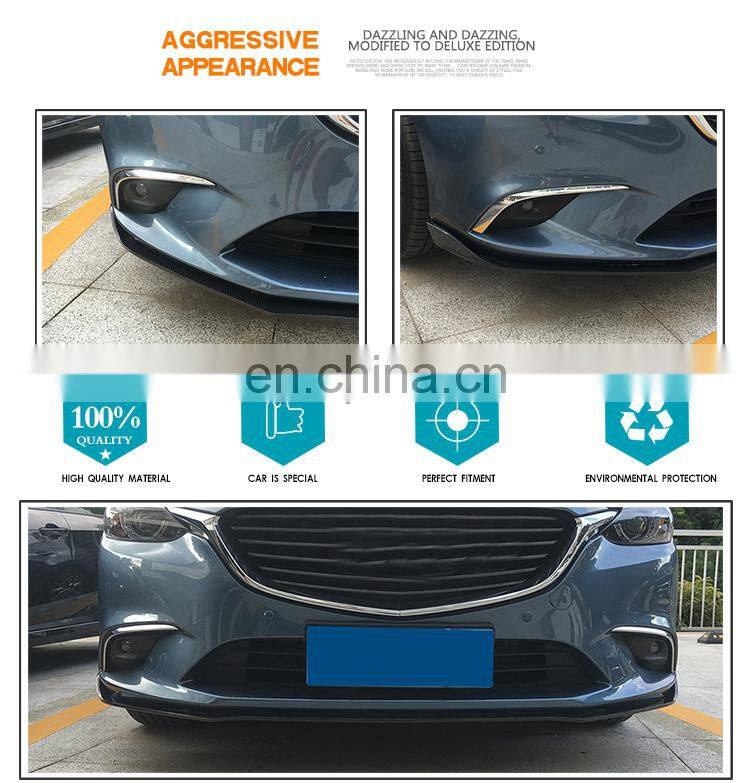 For 2017 Mazda 6 fiberglass Front Lip Spoiler