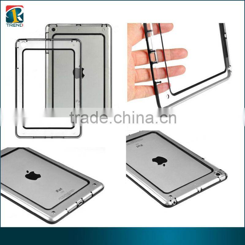 crystal clear bumper case cover for ipad mini tablet