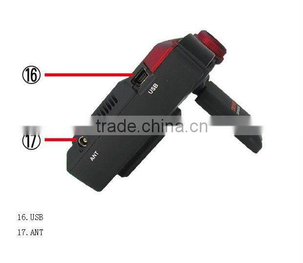 China manufacturer GPS radar detector DVR GPS-1698H From CONQUEROR