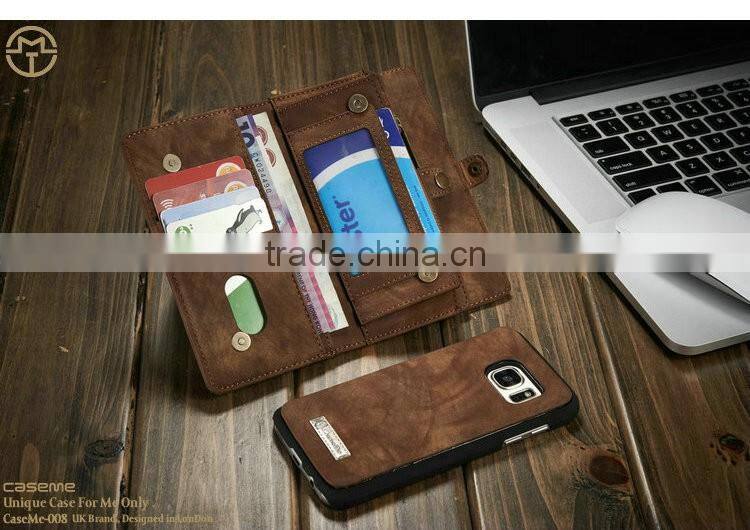 for Samsung s7 case leather stand flip phone case with 2 business card holder photo bag leather case for Samsung s7