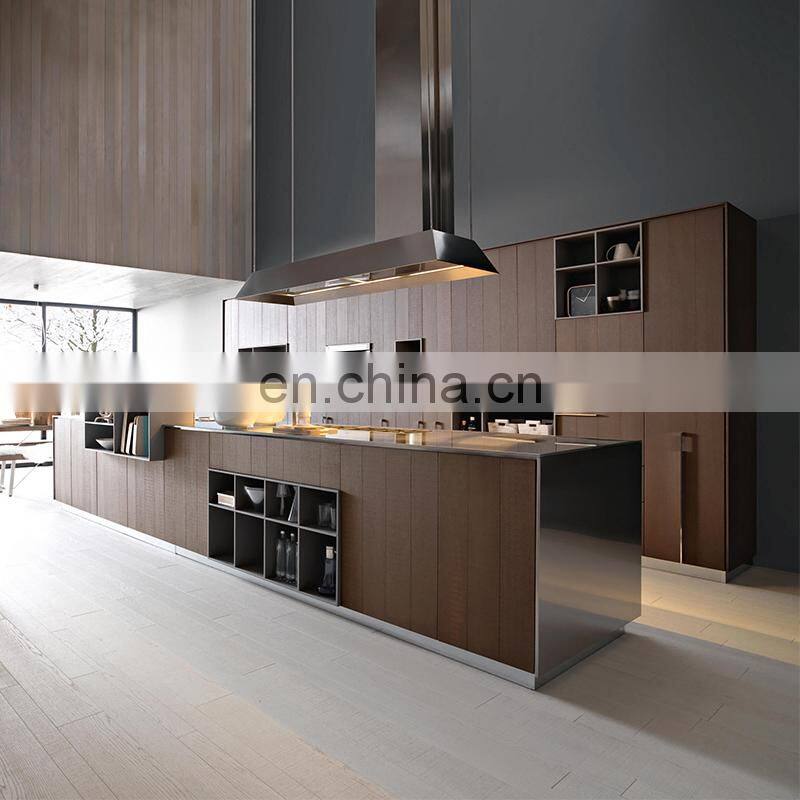Modern Style Custom Made Melamine Kitchen Cabinets Cabinetry