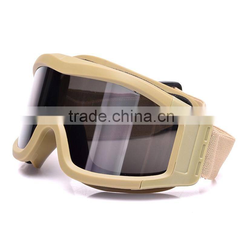High Impact Interchangeable Lens Airsoft Balistic Protective Outdoor Hunting Goggles