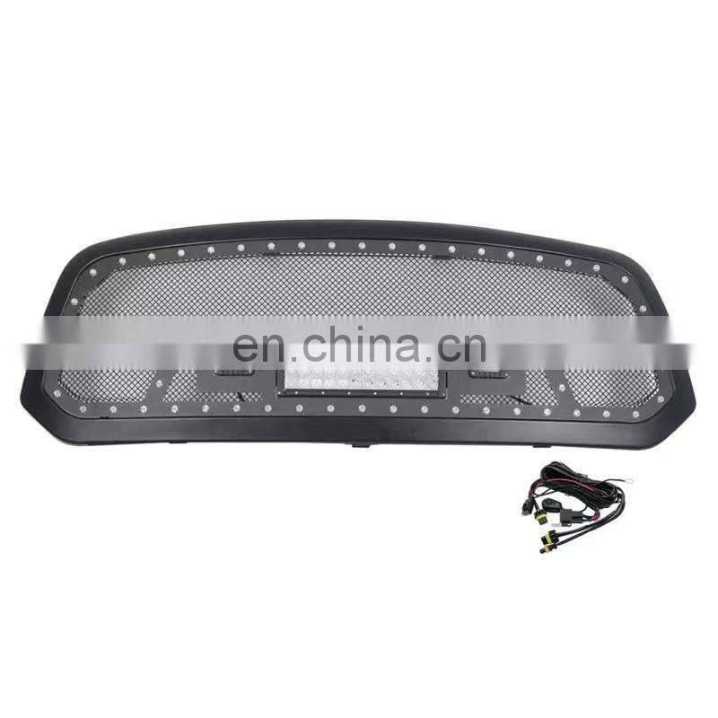 2013-2018 Front Grille With LED Light For Dodge Ram 1500 Mesh Grille Accessories Maiker Off Road 4x4 Parts