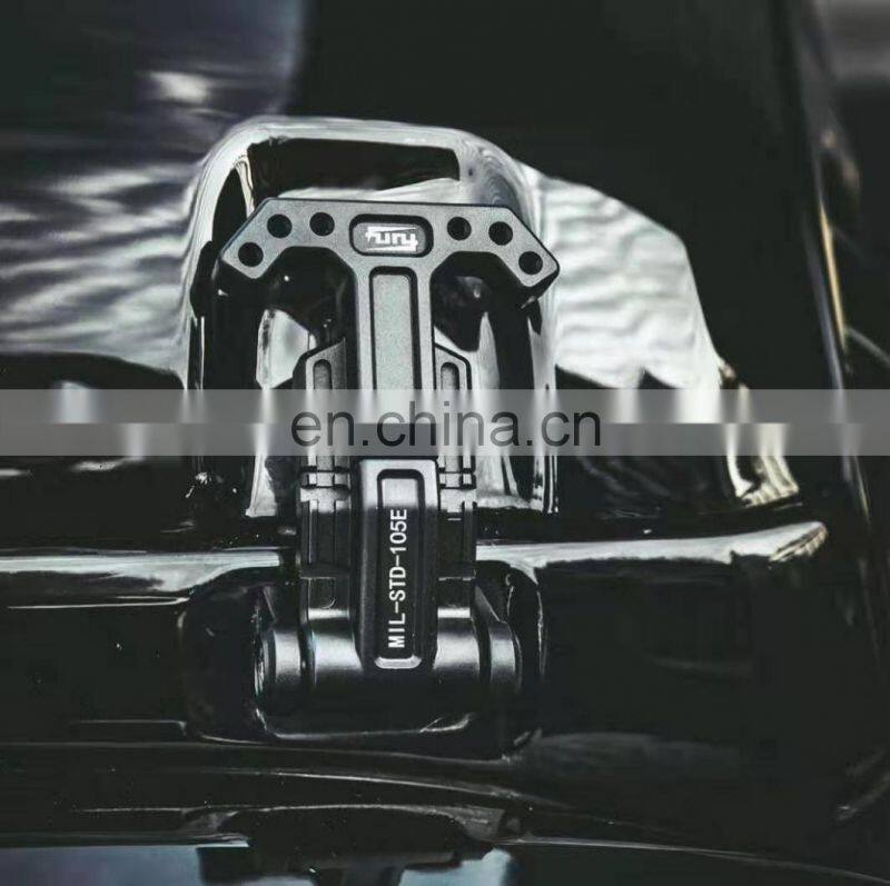 Hood lock for Jeep wrangler JK 4x4 Aluminium black hood catch 2007+ lock for Jeep autopart accessories Maiker manufacturer