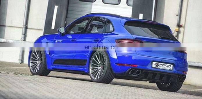 Runde PD Style For Porsche Macan Upgrade Prior Design Wide Body Kit Front Bumper Side Skirts Rear Bumper Wheel Eyebrow