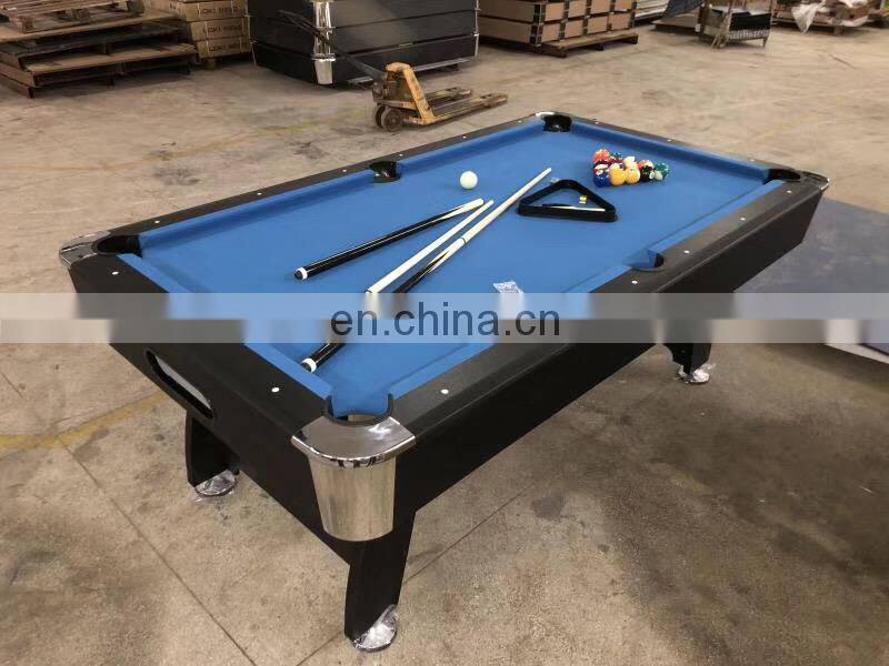 Factory direct sale American special medium density fiberboard chess and card game table billiard table 9 feet
