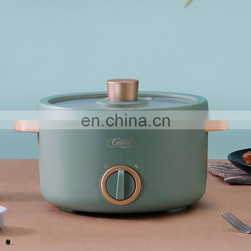Household mini electric hot pot, electric boiling pot, multi-function student dormitory